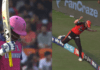 Abhishek rushed towards the eagle on Sanju Samson's aerial shot, took an amazing catch standing on one leg, would not believe