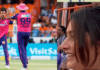 Chahal dismissed Brooks, 300 wickets in T20, Dhanashree's tears came out in happiness, encouraged her husband Chahal with applause