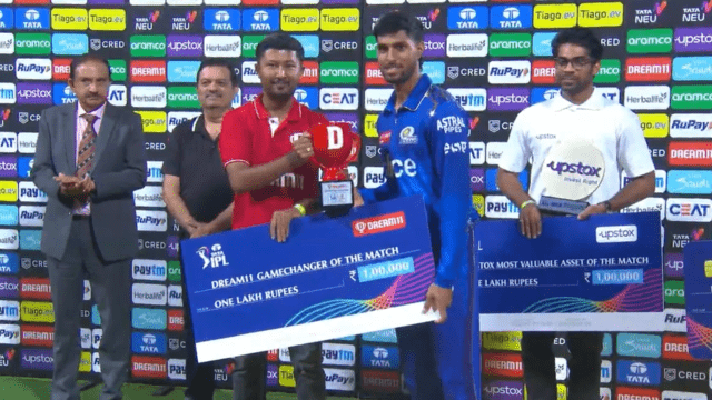 MI VS RCB: Despite the defeat, Tilak Verma took away these 4 awards, played an innings of 84 runs and got 4 lakh rupees