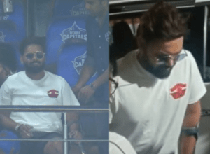 Rishabh Pant reached the stadium to encourage Delhi Capitals, showed a lion heart, was seen walking with a walking stick