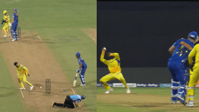 CRICCRANK - 2023-04-09T111255.599 Only Jaddu could do this🔥 What a catch😱 #MIvsCSK | #CricketTwitter | #RavindraJadeja pic.twitter.com/dwiwQmsdkR— Cricket.com (@weRcricket) April 8, 2023