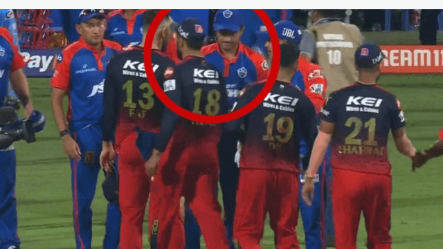 Virat Kohli stares at Ganguly in the live match! Refused to shake hands after the match! heat seen on the field