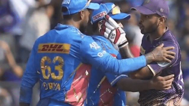 Nitish Rana-Hrithik had to fight heavily, Suryakumar who went to settle the fight was also fined