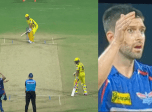 Mark Wood caught his head on Dhoni's hammer shot, Dhoni hit 2 sixes in 2 balls, havoc, viewership record broken