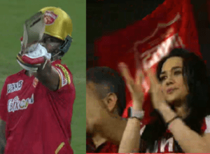 Shikhar Dhawan wreaked havoc with his 86-run innings, Preity Zinta was shocked to see the six, broke Dhoni's record