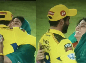 Ravindra Jadeja's wife Rivaba gave Jadeja a hug of love after the victory, tears of joy came out, Jadeja became emotional
