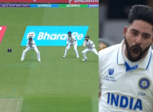 Mo. Siraj's stormy out swing upset Usman Khawaja, OUT on duck, Siraj's blast
