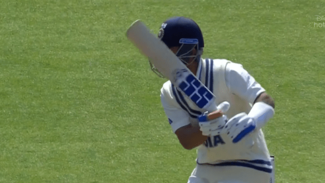 Rahane played a stormy inning of 89 runs, hit a six off Cummins and completed his half-century, made this record