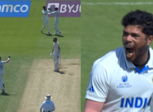 Pujra took Labushen's amazing catch on Umesh Yadav's rocket speed eyeswing, Oval reverberated with Umesh's roar