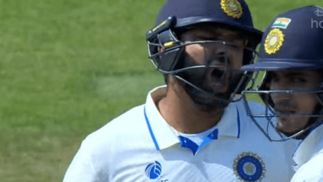 Shubman Gill's NOT OUT was declared OUT by the third umpire, foul in the live match! no zoom no fridge