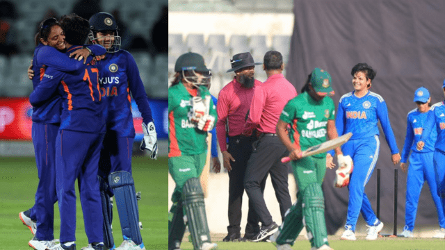 CRICCRANK - 2023-07-11T201719.353 4 wickets fell in Shefali Verma's last over, Bangladesh were battered to score 10 runs to win, IND's thrilling win by 8 runs, became champion