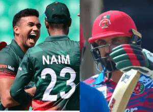 Shoriful Islam took 4 wickets for Afghanistan, Bangladesh won by 7 wickets, Afghanistan won the series by 2/1