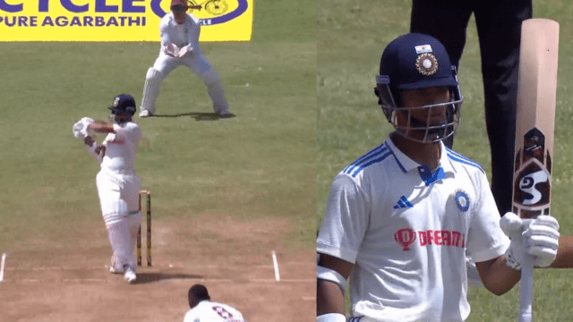 CRICCRANK - 2023-07-13T204953.660 Yashasvi Jaiswal created havoc, hit a half-century in the debut match, became the eighth Indian opener, rained fours