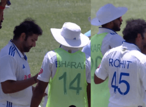 Akshar Patel won crores of hearts, Rohit-Jaiswal was seen opening an umbrella to save from the heat