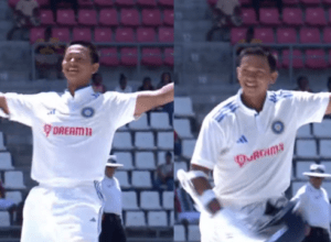 Yashasvi Jaiswal hit a stormy century, became the third such Indian batsman, celebrated in Shubman Gill style, broke 3 records