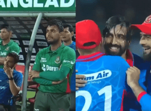 BAN needed 2 runs to win in 5 balls, Karim Janat took hat-trick, Bangladesh won by 2 wickets