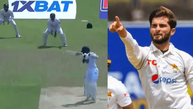 CRICCRANK - 2023-07-16T130204.165 PAKvsSL: Shaheen Afridi wreaks havoc, completes 100 Test wickets, becomes third such PAK player, uproots 3 wickets in first spell