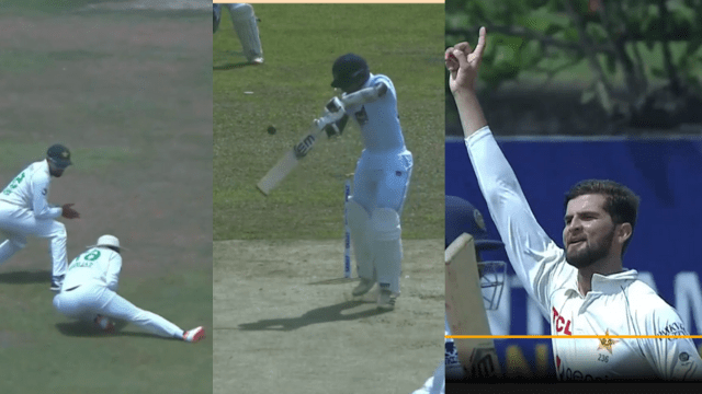 CRICCRANK - 2023-07-16T134003.265 Kushal Mendis kneels on Shaheen Afridi's continuous out-swing
