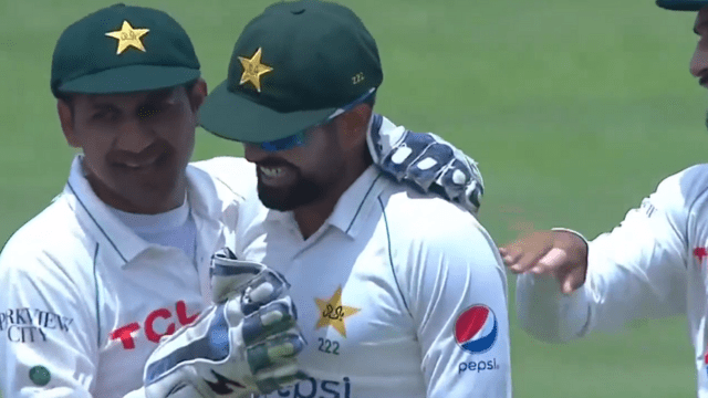 Babar Azam caught like an eagle on Naseem Shah's rocket speed ball, Chandimal was dismissed for 1 run