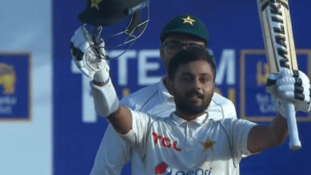 Saud Shakeel became the first PAK player to play a stormy innings of 208 runs, hit Sri Lanka with 19 fours, completed a double century with fours