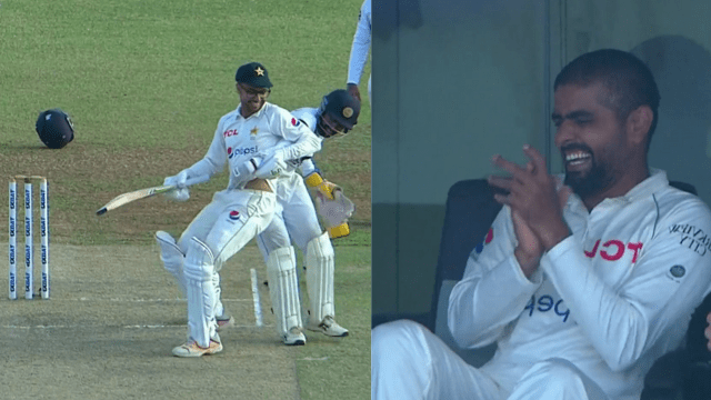 CRICCRANK - 2023-07-18T221901.196 Abrar Ahmed & Sadeera Rashen Samarawickrama shared FUNNY MOMENT , BABAR AZAM laugh out loud
