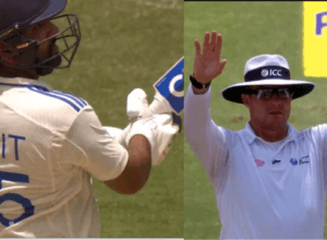 Rohit Sharma completed the 15th Test half-century by hitting the six