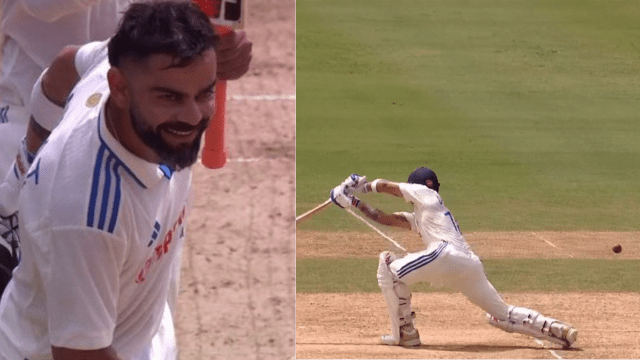 CRICCRANK - 2023-07-21T202856.410 Virat Kohli completed 29th century by hitting fours, broke Sachin's record, played 500th match, made 4 records
