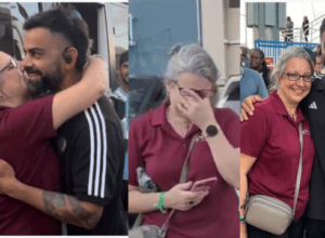 West Indies wicketkeeper Joshua's mother hugged Virat, kissed him, tears came out of his eyes, said this
