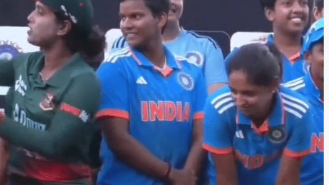 Bangladeshi captain ran away leaving the trophy, Harmanpreet's taunt "call the umpire too", got chilly, drama happened