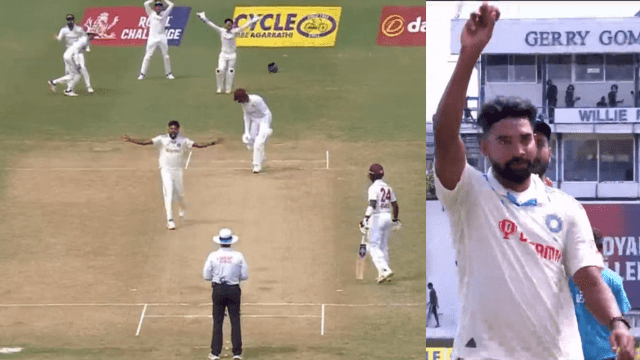 CRICCRANK - 2023-07-23T210009.866 Siraj took 5 wickets against West Indies, equals this record of Kapil Dev, West Indies limited to 255