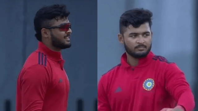 CRICCRANK - 2023-07-28T201527.023 Riyan Parag hit 11 sixes and 5 fours, hit 131 stormy runs, created chaos in Deodhar Trophy, broke Yusuf Pathan's record