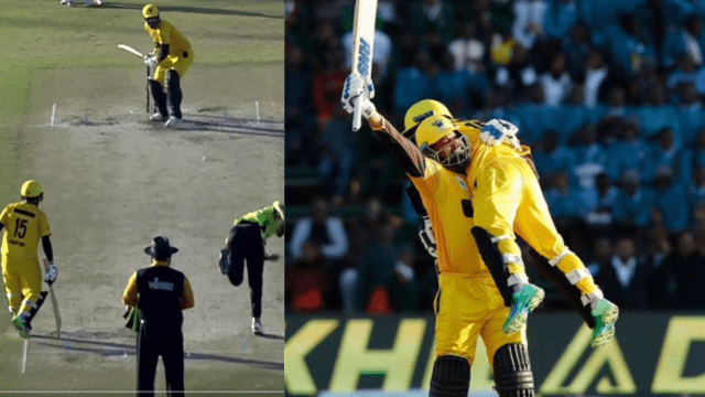 CRICCRANK - 2023-07-29T095404.524 Yusuf Pathan hit 9 fours and 4 fours, hit 80 runs from SR of 307, Yusuf Pathan hit 3 sixes and a four off Amir