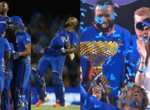 Nicholas Pooran-Rashid Khan wreaked havoc, MI became champion, Dahli de Kock's team with 13 sixes and 10 fours, Sunil Gavaskar handed over the trophy