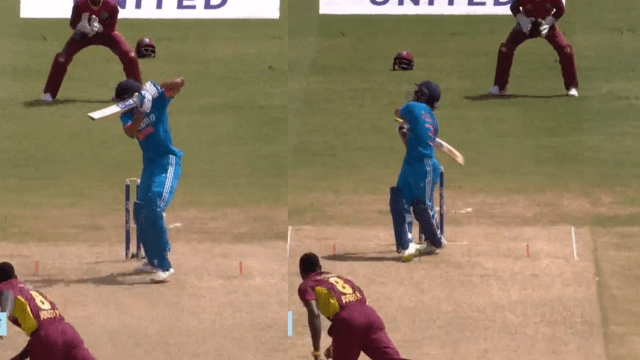 CRICCRANK - 2023-08-01T210443.595 Ishan Kishan-Shubman Gill created havoc, stormy partnership of 143 runs, hit 8 fours and 3 sixes