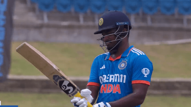 Sanju Samson had hit 2 stormy sixes in the first 4 balls, big secret opened after a storm of 51 runs