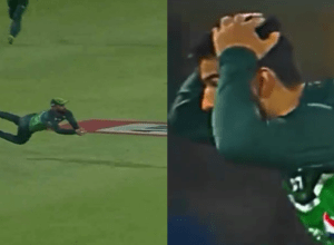 Fakhar Zaman ran 15 meters and pounced on the catch like an eagle, Shadab was shocked, caught the head