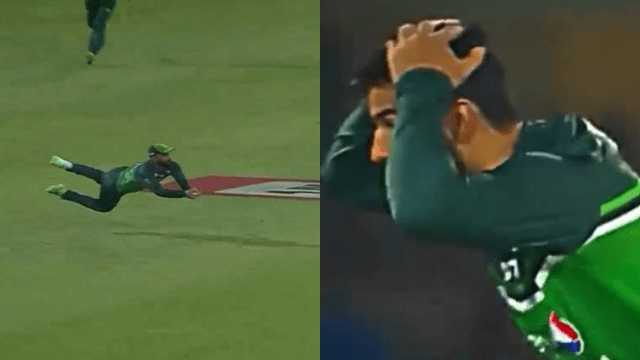 CRICCRANK - 2023-08-31T091226.171 Fakhar Zaman ran 15 meters and pounced on the catch like an eagle, Shadab was shocked, caught the head