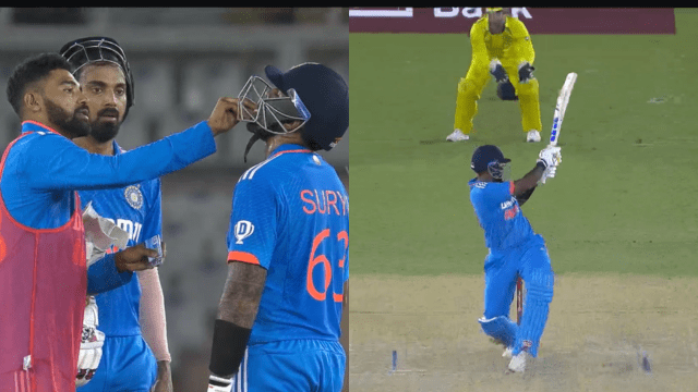 8AC77BCF-D030-4AFE-8B7B-2FA30EC81120 As soon as Mohammed Siraj fed the ball to Suryakumar, Surya made him do Surya Namaskar.