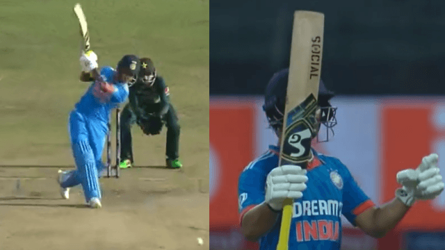 B50D32E0-CB16-4765-AD52-AD3766F9D7FC Ishan Kishan created havoc by scoring 82 runs, stunned Pakistan with 9 fours and 2, equaled Dhoni's record.