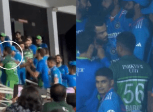 Mo Rizwan hugged Kuldeep Yadav and Bumrah met Shaheen Afridi in this style, the atmosphere was like this