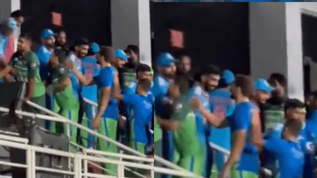 Mo Rizwan hugged Kuldeep Yadav and Bumrah met Shaheen Afridi in this style, the atmosphere was like this