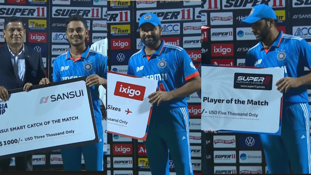 CRICCRANK - 2023-09-05T001504.862 IND VS NEP: Rohit Sharma-Shubman Gill wreaks havoc, enters Nepal in Super 4 by 10 wickets, this player gets this award