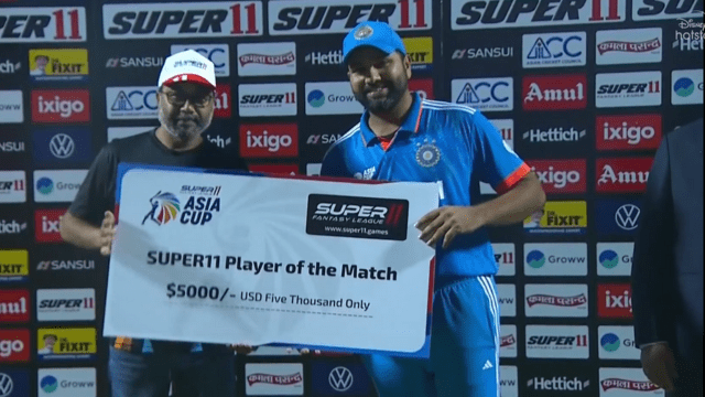IND VS NEP: Rohit Sharma-Shubman Gill wreaks havoc, enters Nepal in Super 4 by 10 wickets, this player gets this award