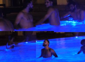 After the victory over Pakistan, the Indian team had "Pool Party, Virat", the team had fun in the pool with Rohit-Kohli, did Bhangra.