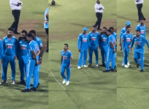 Ishan Kishan imitated Virat Kohli, Shreyas, Hardik and Gill enjoyed Virat, the joy of victory doubled