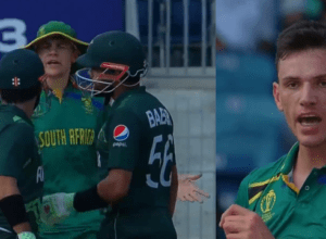 There was an exchange of words between Mo Rizwan and Marco Yansen in the live match, the umpire had to intervene.