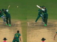 Mohammad Wasim's helicopter shot on Chennai field reminded MS Dhoni, the bowler could not believe it
