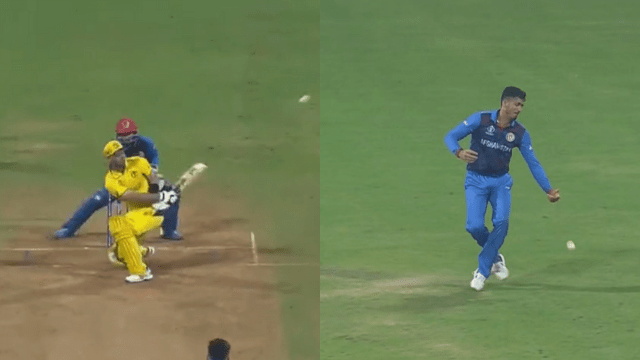 CRICCRANK - 2023-11-08T102618.570 Afghanistan lost the match they had won because of this catch of Maxwell left by Mujeeb, you will not believe it.