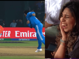 वीडियो: रोहित शर्मा ने 7 साल बाद विकेट लेकर किया कमाल , पत्नी रीतिका का आया ऐसा रिएक्शन, जोश में दिखे रोहित Rohit Sharma did wonders by taking a wicket after 7 years, wife Ritika had such a reaction, Rohit looked excited
