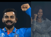 Virat did wonders with the ball, Anushka's reaction created a stir, this happened after 9 years, Kohli celebrated Virat in the steps of Anil Kapoor